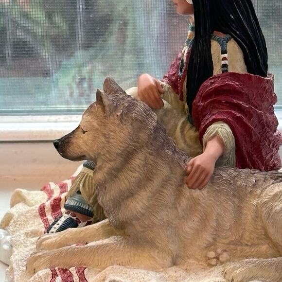 Snow Princess 1994 Princesses Of The Plains Sculpture Hamilton Collection - Picture 7 of 10